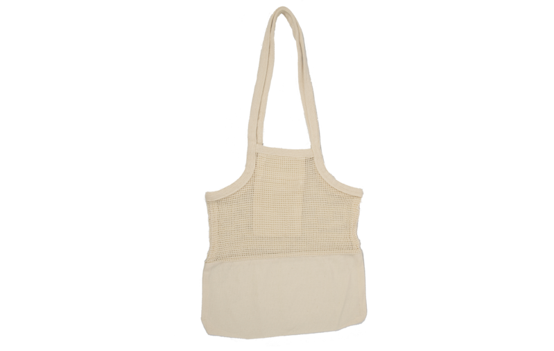 Mesh & Fabric Tote