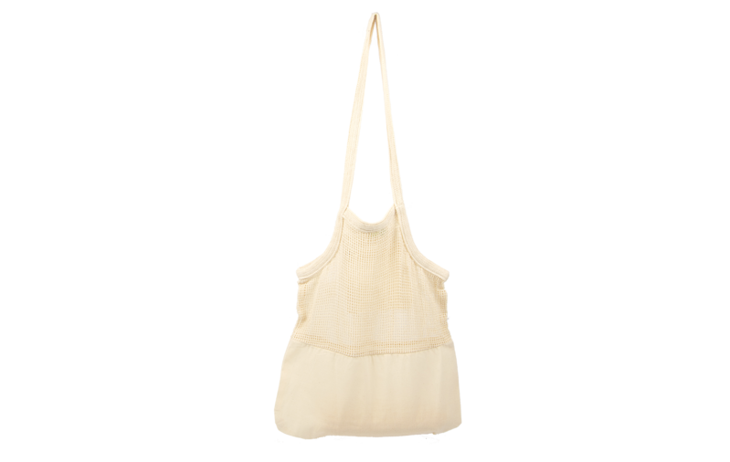Mesh & Fabric Tote