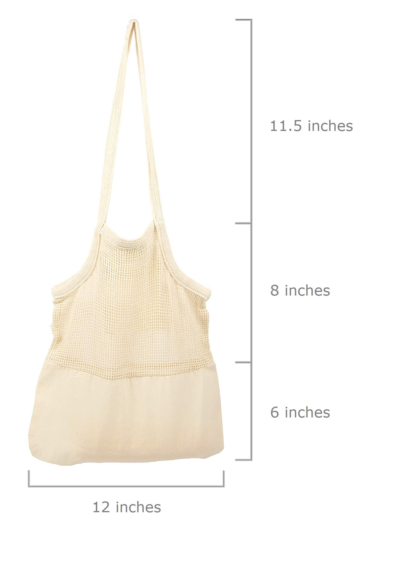 Mesh & Fabric Tote