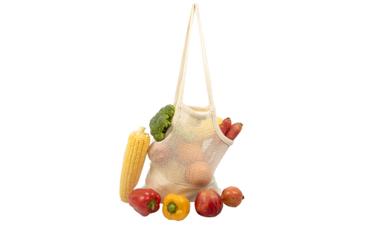 Mesh & Fabric Tote