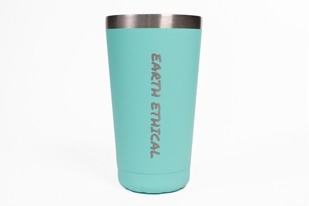 Black, 20 oz Tumblers with Straws and Lids – Earth Drinkware
